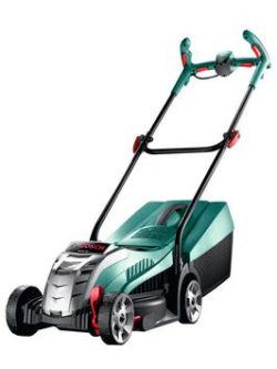 Bosch Rotak 32 Lithium-Ion Ergoflex Cordless Rotary Lawnmower (32 Cm Cutting Width)